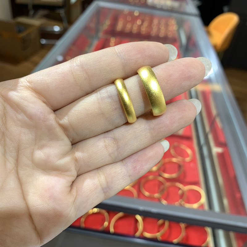 999黄金包银古法传承泥鳅背戒指