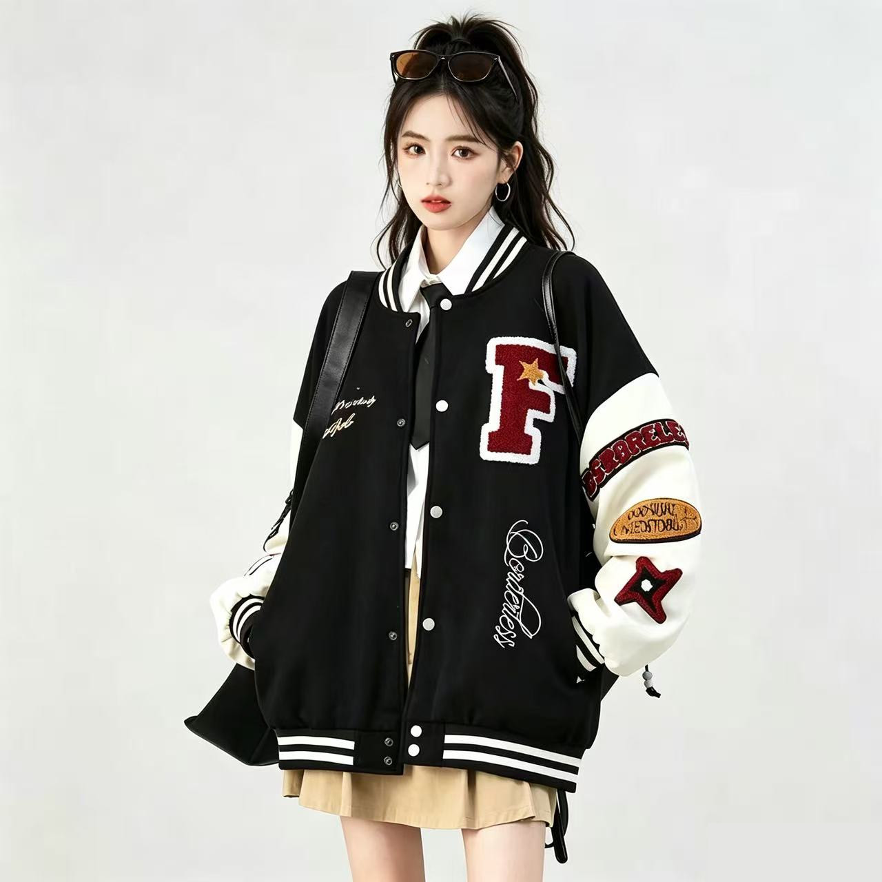 美式棒球服外套2026春季新设短外套