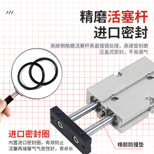 32X10X20X30X40X50X60X75X80X100 亚德客型TN双轴杆10