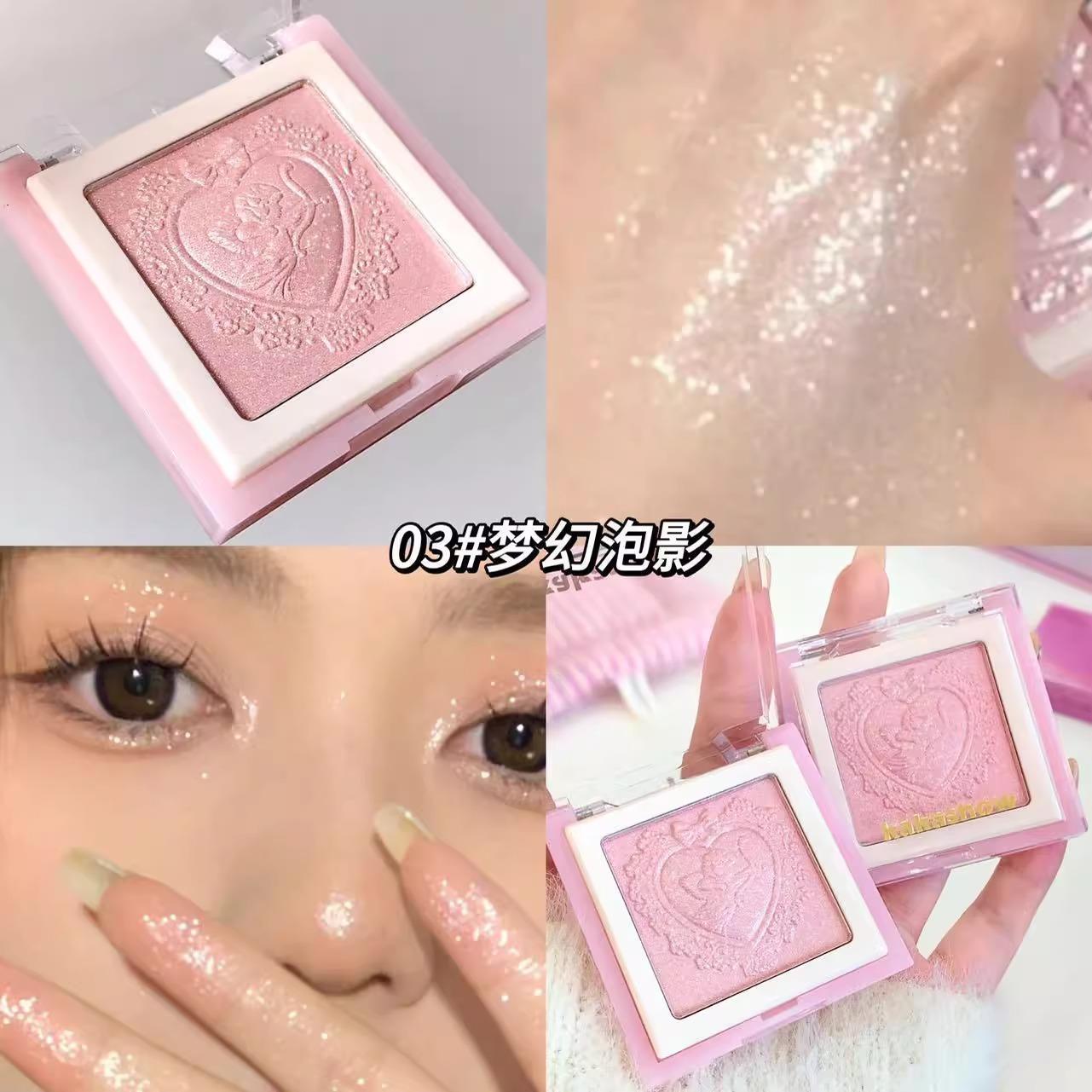 高光粉闪粉提亮脸部面部眼部锁骨身体细闪爆闪珠光亮晶晶土豆泥女