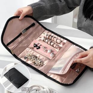 能装下旅游所有首饰！防氧化便携首饰袋折叠大容量收纳包外出旅行