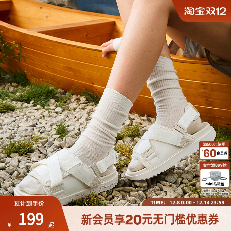 champion冠军沙滩凉鞋男女同款