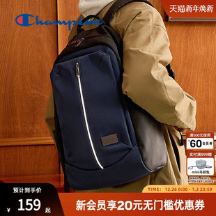 Champion冠军电脑包男生双肩包拉链背包商务风休闲大容量书包正品