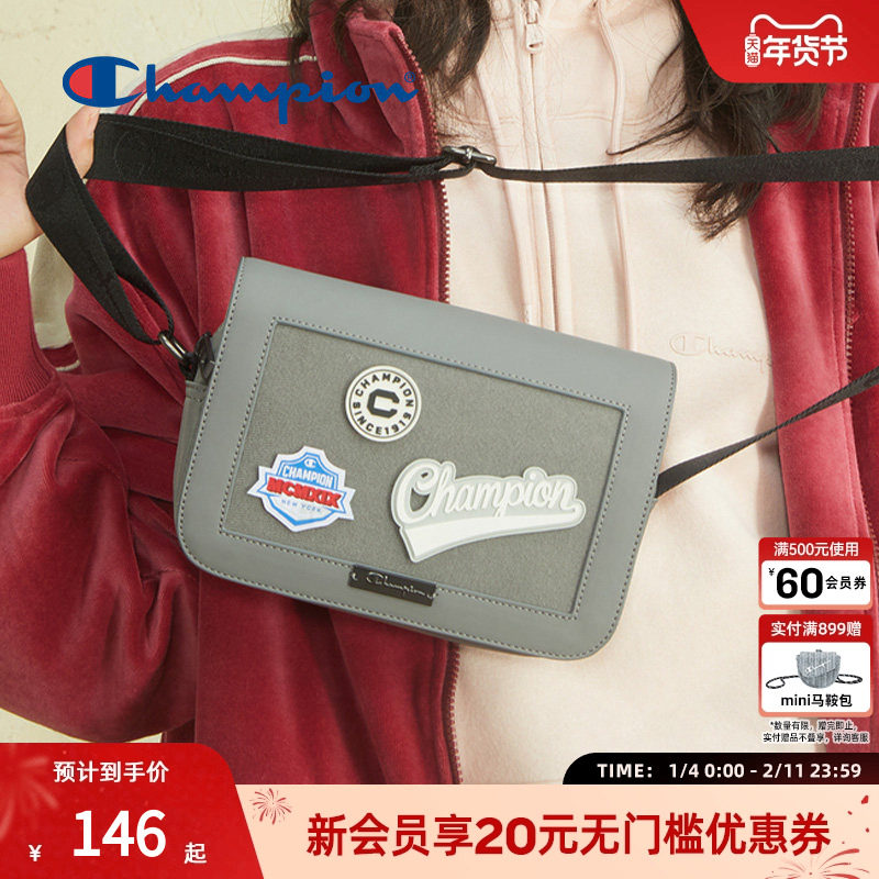 Champion冠军官方斜挎包秋冬单肩包小时尚相机包日常通勤男女同款,箱包皮具/热销女包/男包,通用款女包,淘宝优惠券,粉丝福利购,淘宝优惠卷