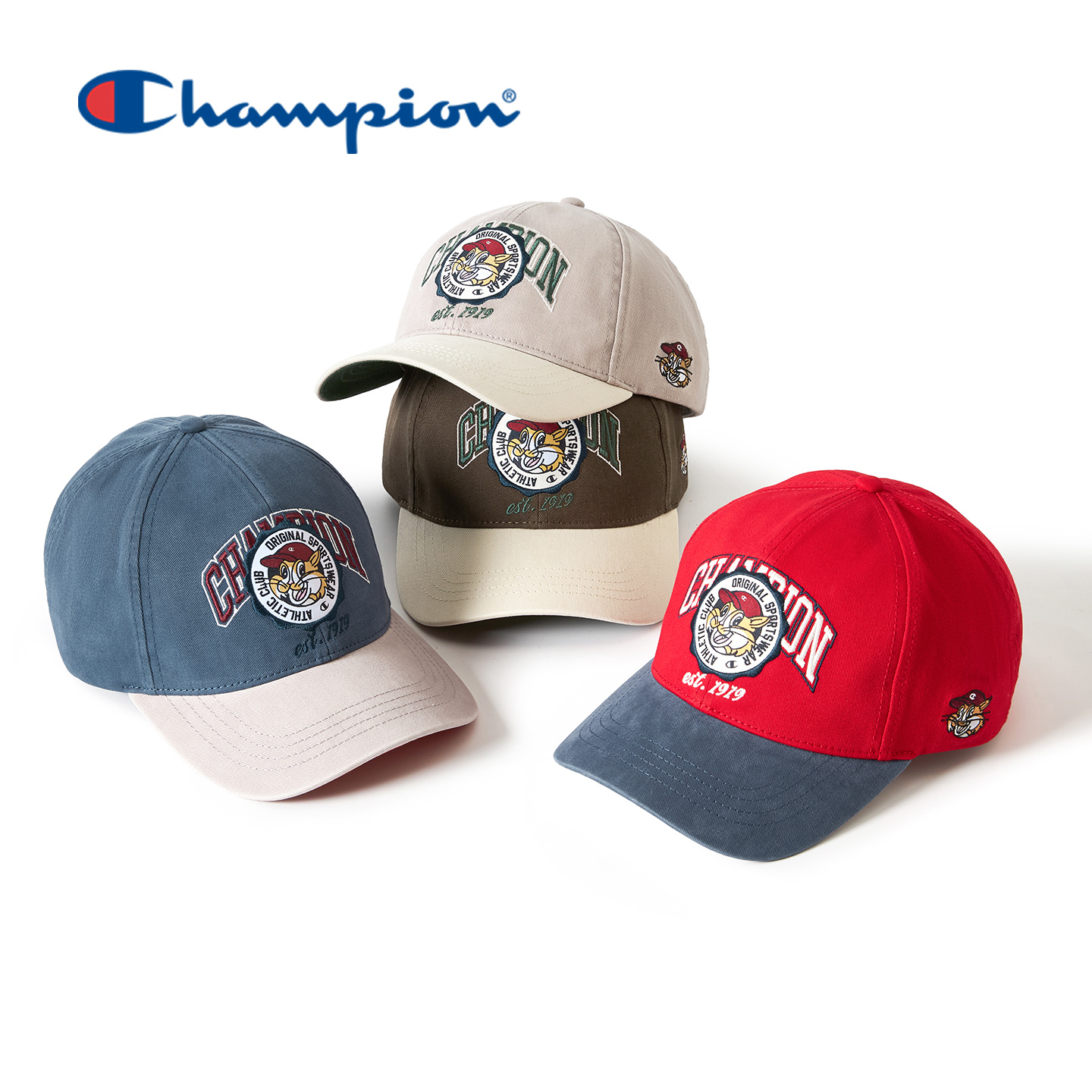 champion冠军猫咪鸭舌帽