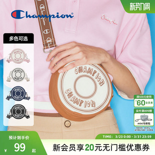 Champion冠军官方甜甜圈圆饼包牛仔包校园斜挎包女款