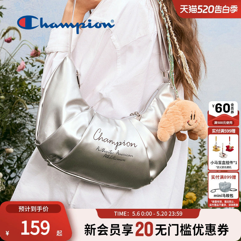 Champion冠军新款单肩包可颂包男女休闲斜挎旅游百搭包包正品