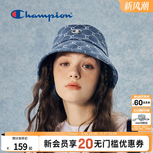Champion冠军丹宁老花渔夫帽