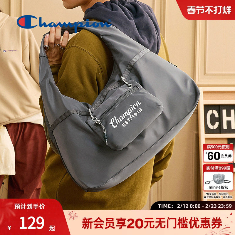 Champion冠军云朵包单肩包包男女时尚通勤手提包正品慵懒风