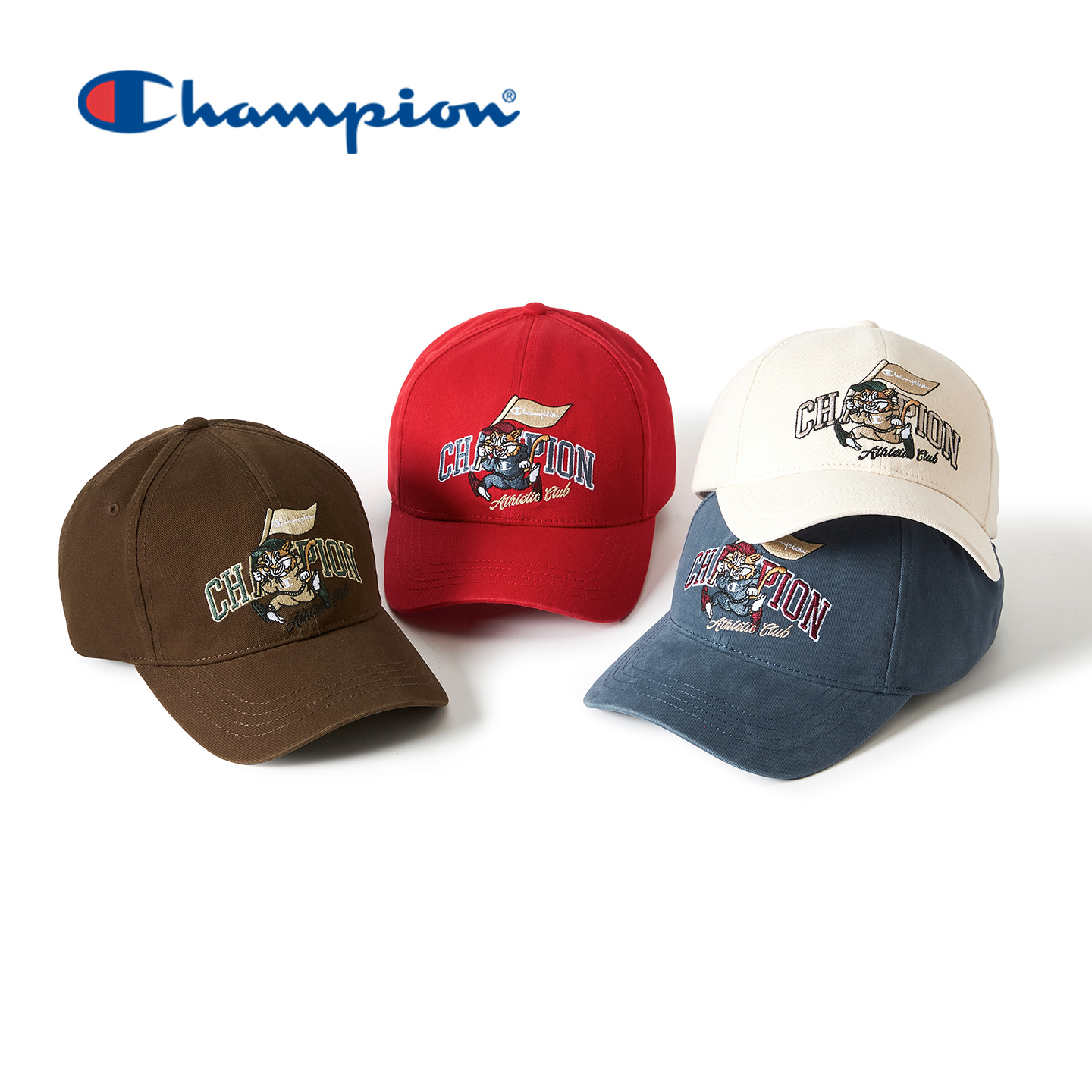 champion冠军猫咪鸭舌帽