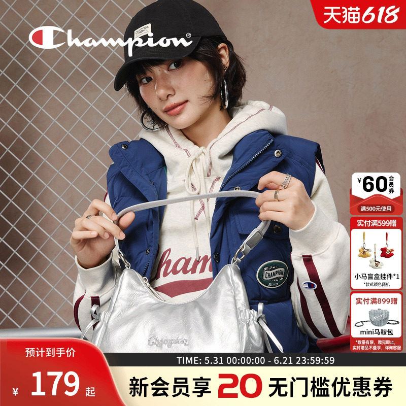 champion冠军26春季新款女士单肩包斜休闲旅游通勤可爱甜美