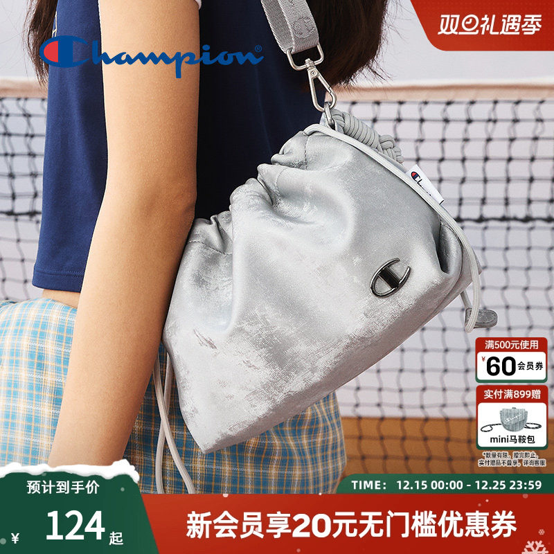Champion冠军官方腋下包新款单肩斜挎包云朵包包逛街小包抽绳