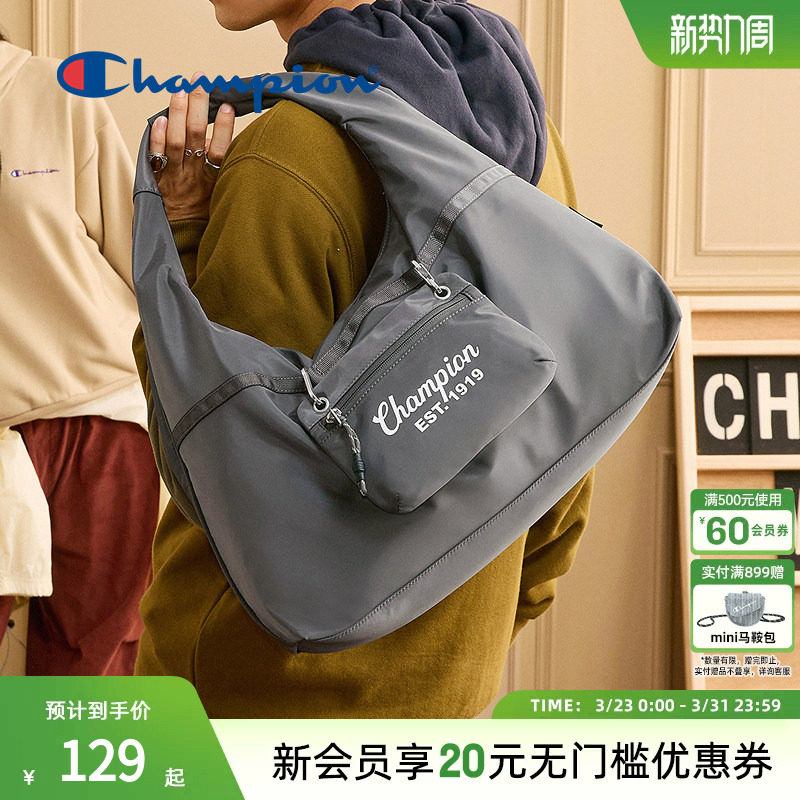 Champion冠军云朵包单肩包包男女时尚通勤手提包正品慵懒风