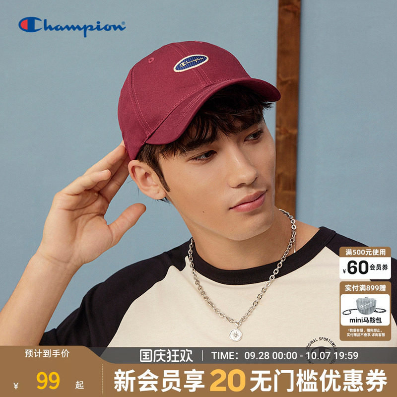 champion冠军新款棒球帽男女情侣