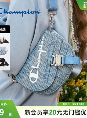Champion冠军官方单肩包美式马鞍包时尚休闲斜挎包包女旅行出游小