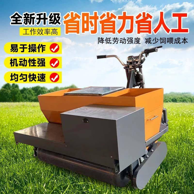 小型混凝土地面布料车座驾式金刚砂布料机环氧地坪施工撒料机