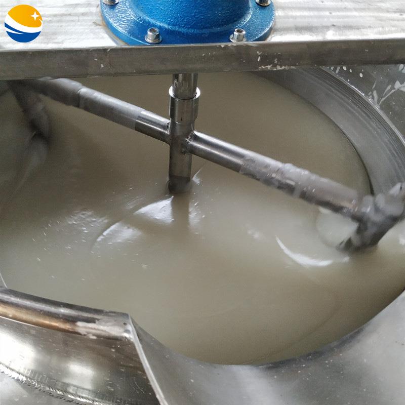全自动豌豆凉粉机不锈钢电加热双层凉粉搅拌熬制锅凉粉加工设备