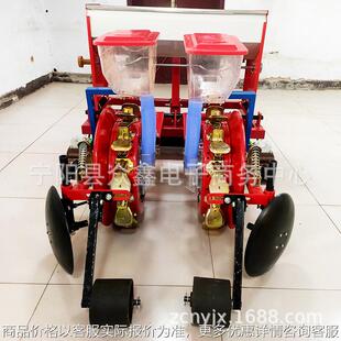 一垄两行玉米播种机施肥喷药高粱油葵秋葵播种机花生播种机