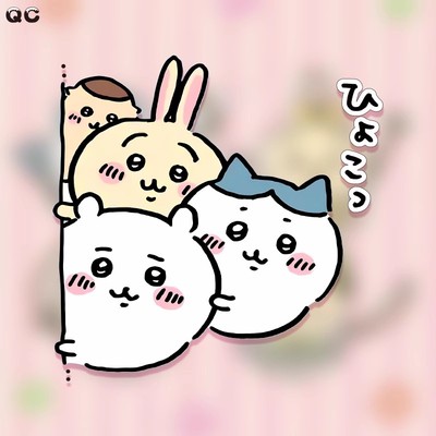 可爱吉伊卡哇chiikawa乌萨奇贴纸