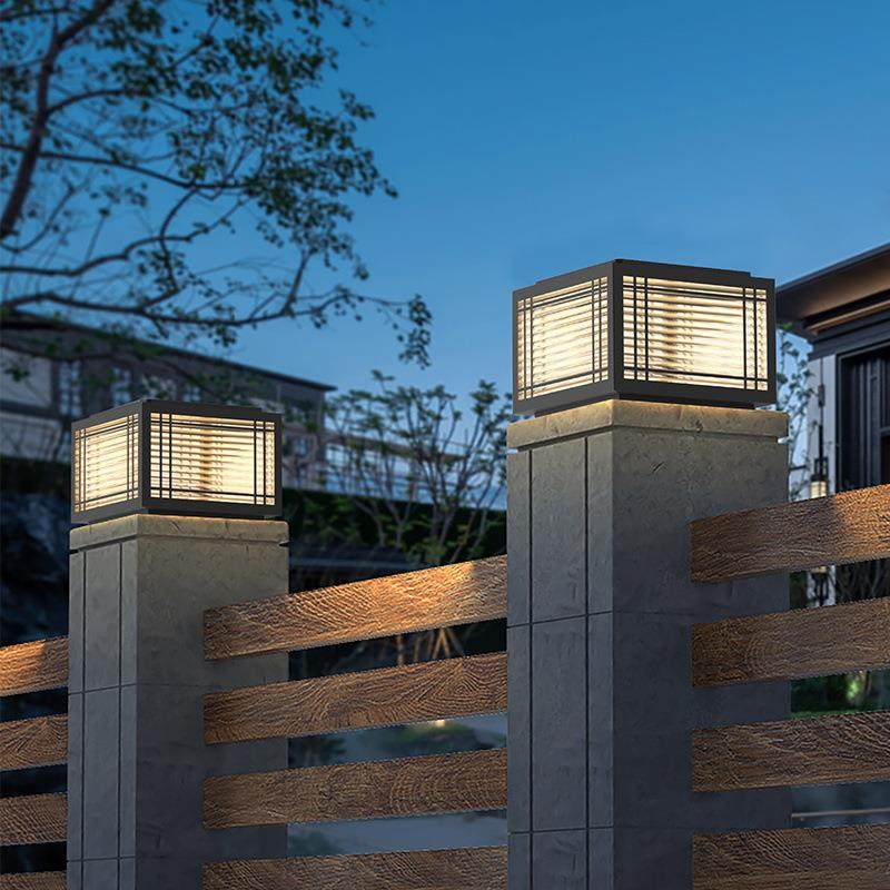 太阳能柱头灯户外庭院灯现代防水别墅大门围墙灯花园柱子门柱柱灯,家装灯饰光源,景观庭院灯饰,淘宝优惠券,粉丝福利购,淘宝优惠卷