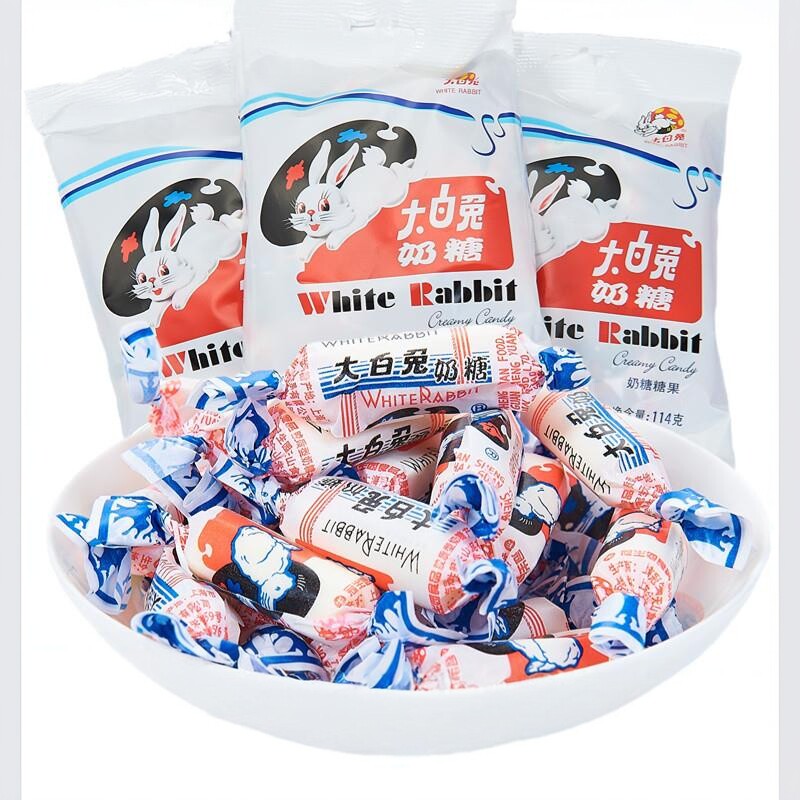 大白兔奶糖原味正宗品上海特产金山区老厂114g小包装