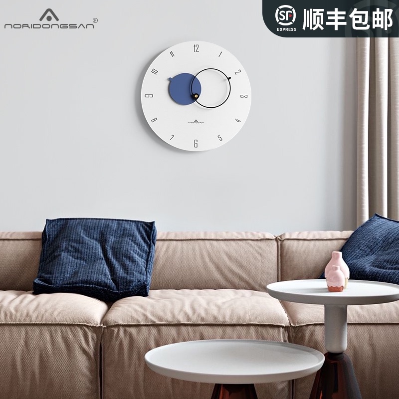 北欧轻奢网红时钟表挂钟客厅时尚现代简约家用个性创意Y墙面装饰