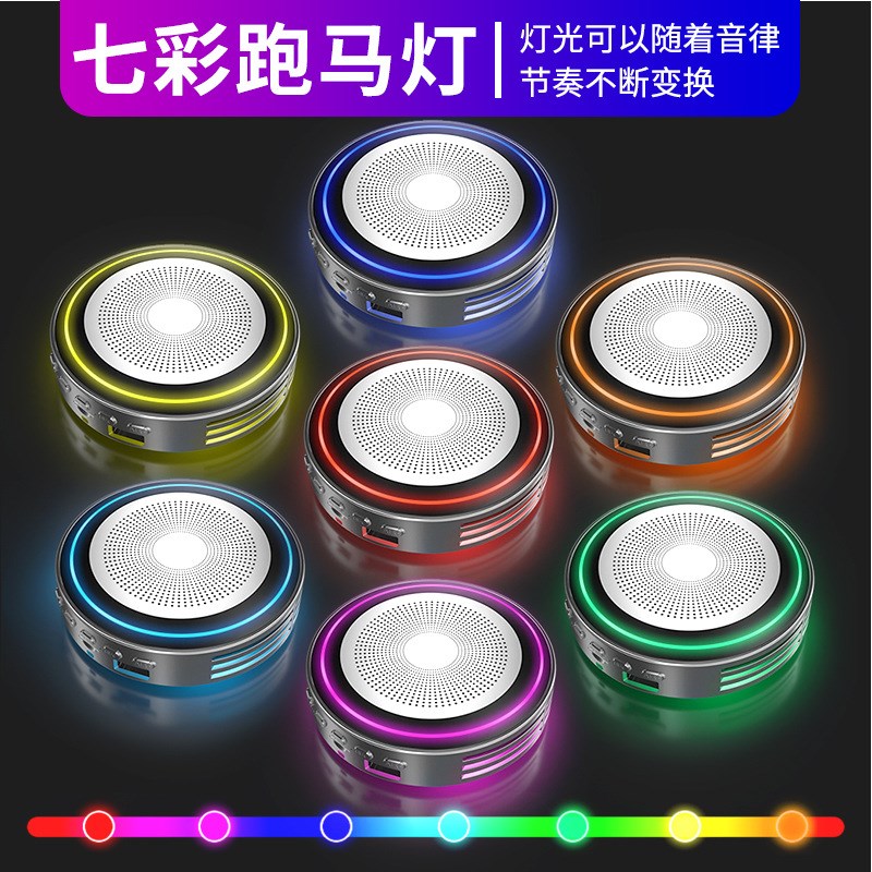 蓝牙音箱2024新款无线高音质迷你家庭车载便携U盘TF卡小钢炮音响