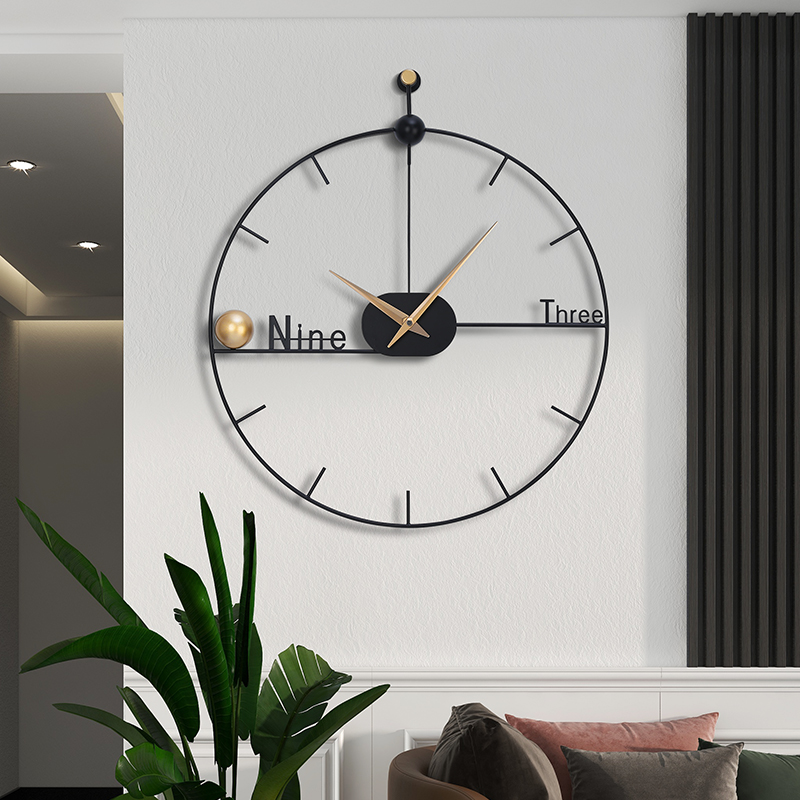 钟表挂钟客厅2022新款网红大气时尚挂表现代简约创意挂墙装饰时钟