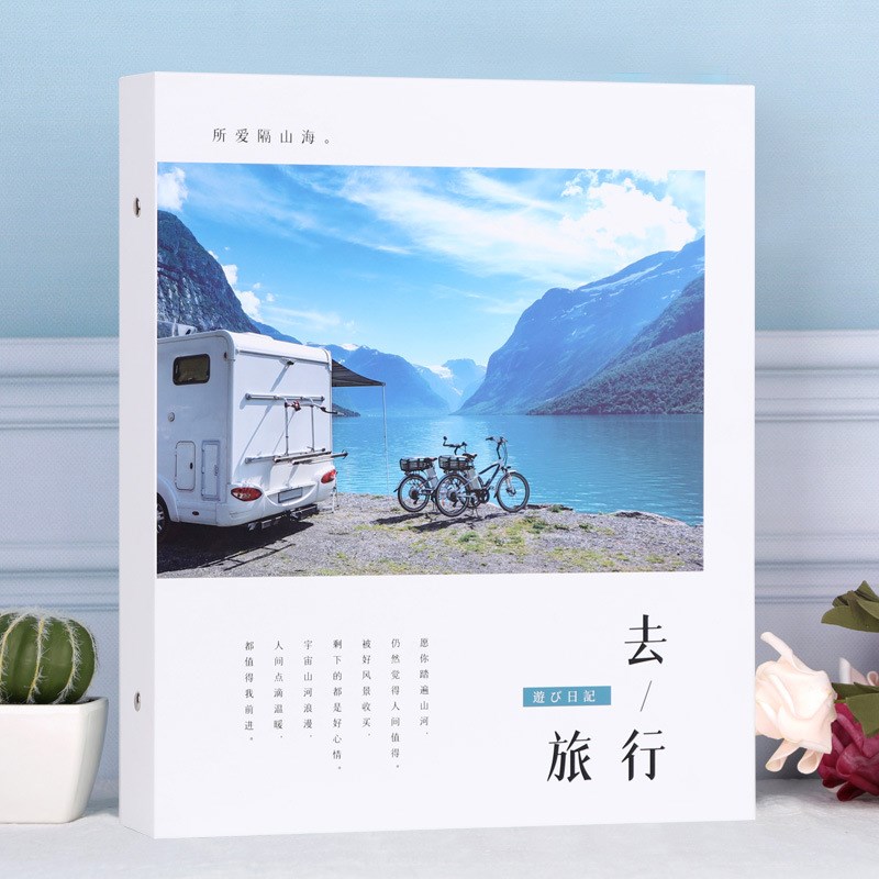 相册本5寸6寸7寸家庭情侣照片纪念册收纳本过塑大容量拍立得影集3