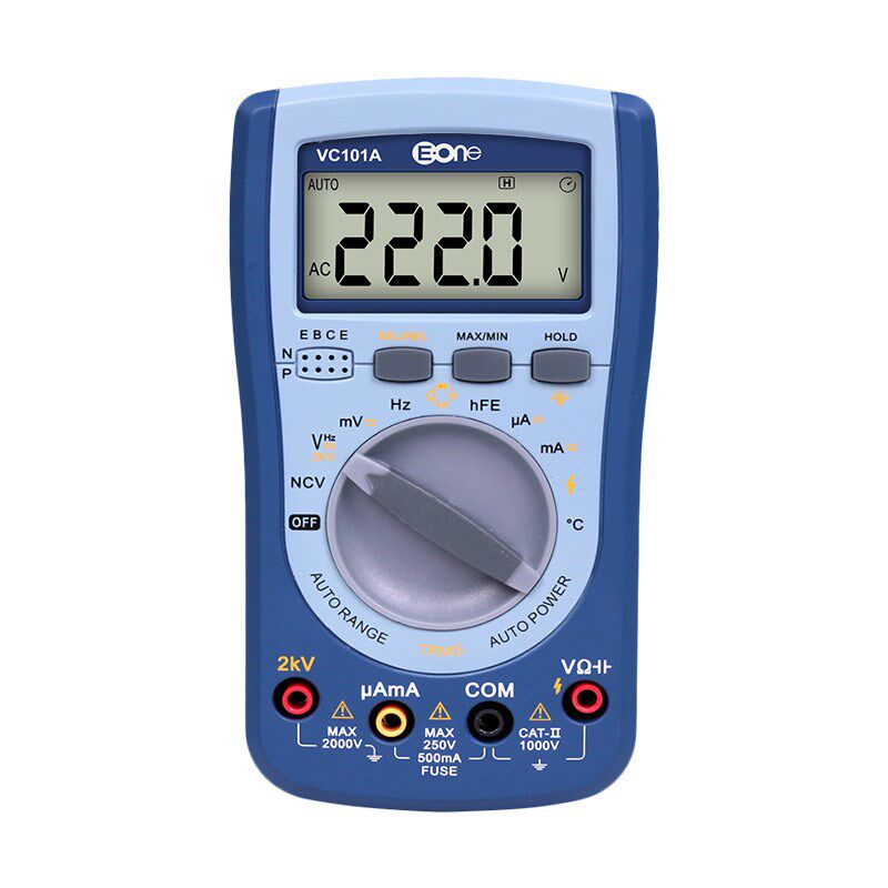 伊万VC101A真有效值相对值温度NCV感应验电2kV高压万用表
