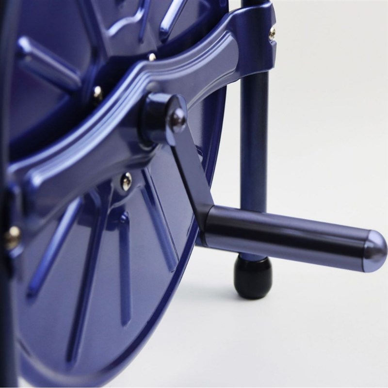 不锈钢花园水管车绕管器园林卷管器水管架蓝色中号水管收纳架