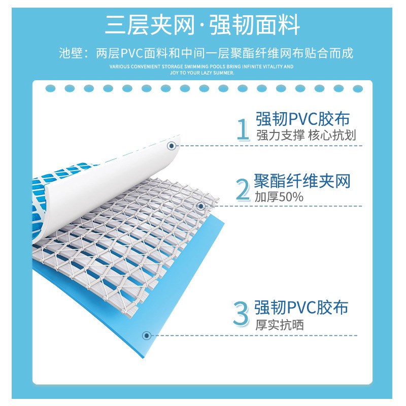 Bestway57392儿童游泳池顶圈充气小孩戏水玩水保温泳池家庭戏水池