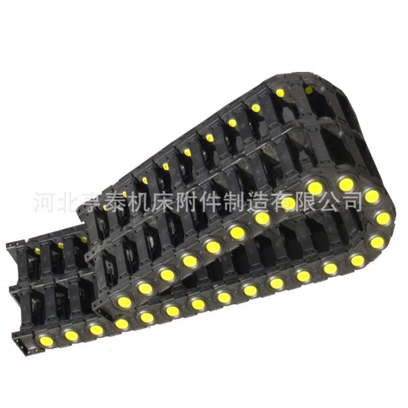 TK56系列机床拖链 穿线缆活动线槽 全封闭塑料拖链 56*300坦克链