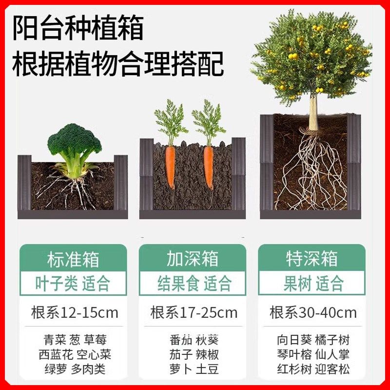 花箱户外家庭长方形大号花盆种菜箱阳台加宽加深蔬菜种植箱爬藤,鲜花速递/花卉仿真/绿植园艺,花盆,淘宝优惠券,粉丝福利购,淘宝优惠卷