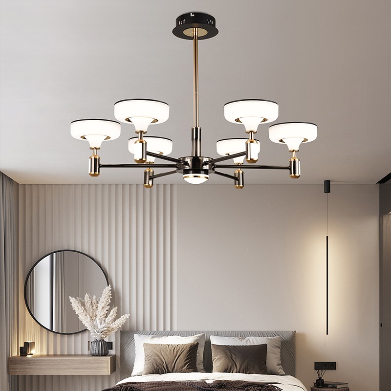 客厅吊灯现代简约大气轻奢北欧灯具2025新款卧室餐厅书房中山灯具