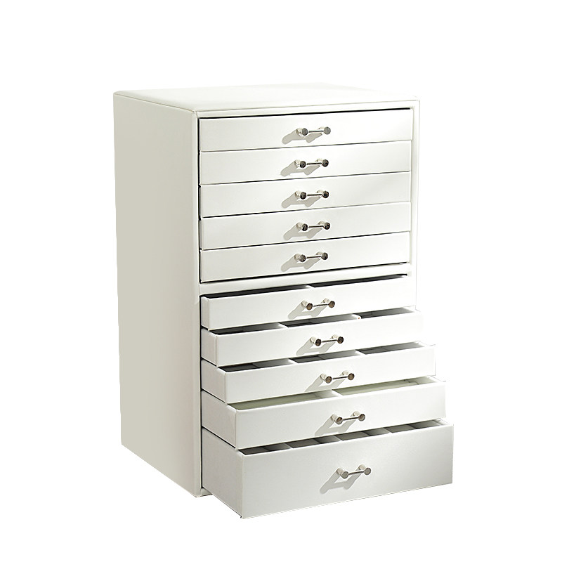 大容量十层首饰箱欧式珠宝箱项链手表耳环抽屉首饰收纳盒女生礼物