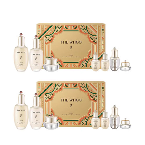【保税仓直发】韩国WHOO天气丹光耀焕活紧颜系列套盒7件套*2套