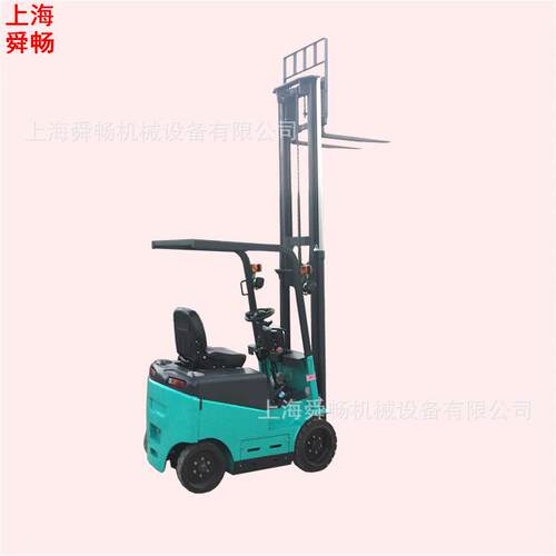 上海电叉车4.5米液压升机座驾式装卸搬运车全电动堆铲车