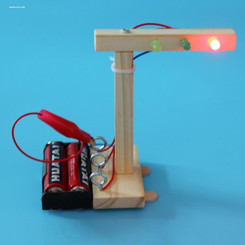 自制红绿灯教具交通信号灯diy材