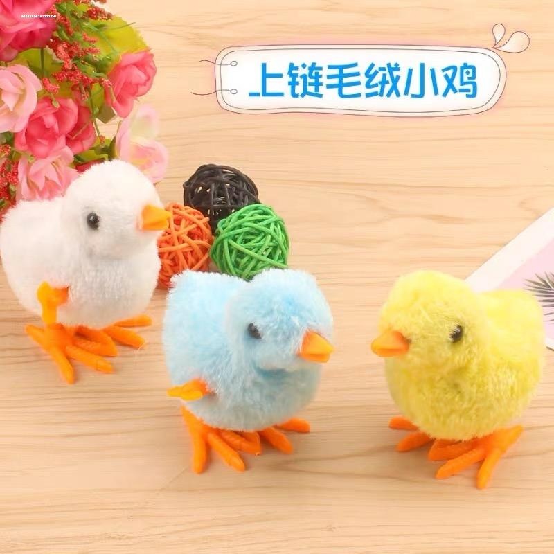 发条小鸡仿真跳跳小黄鸡上链会走