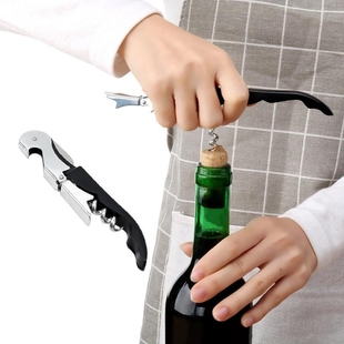 红酒开瓶器家用海马刀瓶起子开酒器起瓶器金色玫瑰金多色