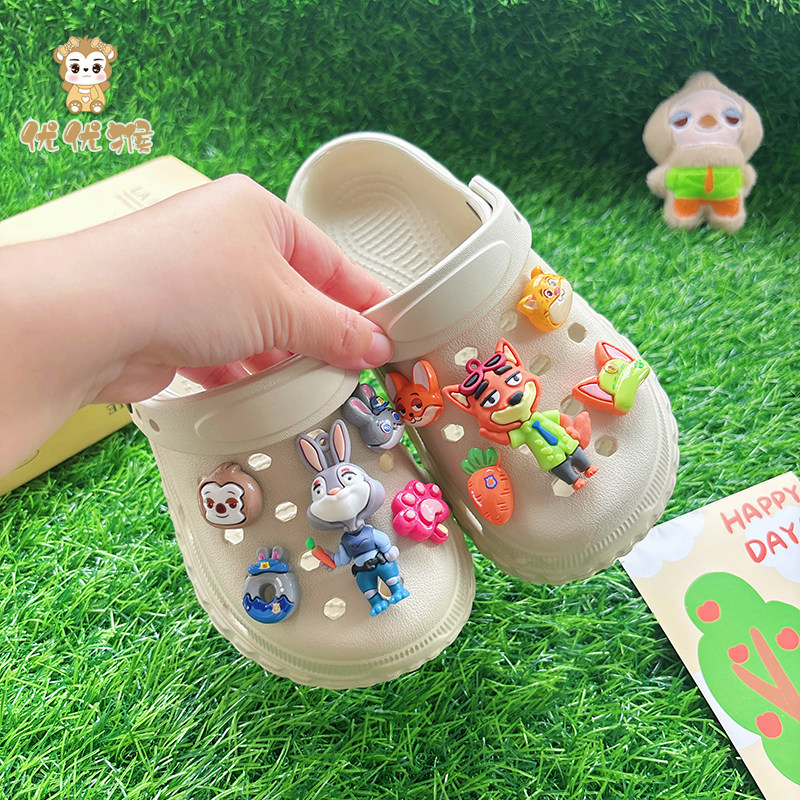 女童宝宝可爱洞洞鞋幼儿童女孩居家室内拖鞋防滑女款夏季夏天旅行