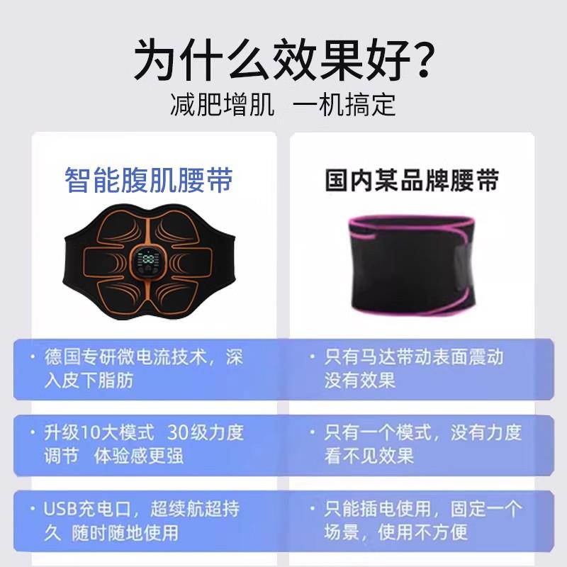 懒人瘦子神器收腹带腹腰肌贴肚训懒人瘦肚练小健身器材减肥瘦腹部