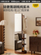 安居客实木全身镜落地镜家用卧室旋转穿衣镜可移动试衣镜子衣帽架