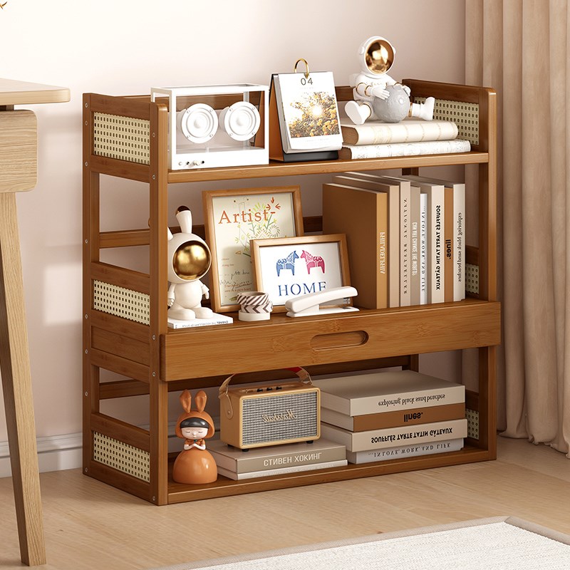 桌上收纳层架子小型简易书桌置物架桌面小书柜家用书架2025新款爆