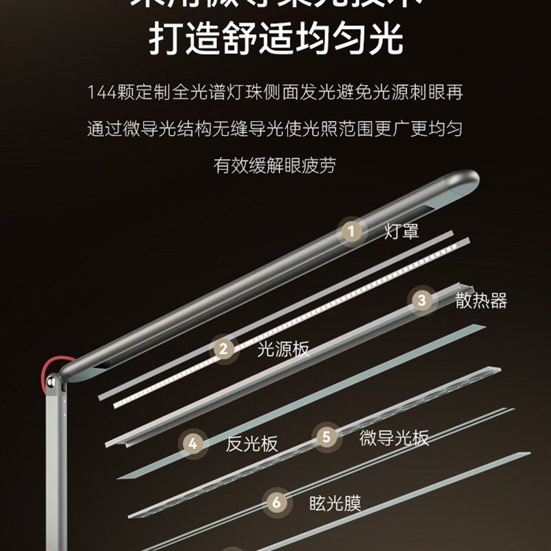 孩视宝护眼落地灯客厅简约沙发书房三角钢琴台灯阅读灯学习FS25A