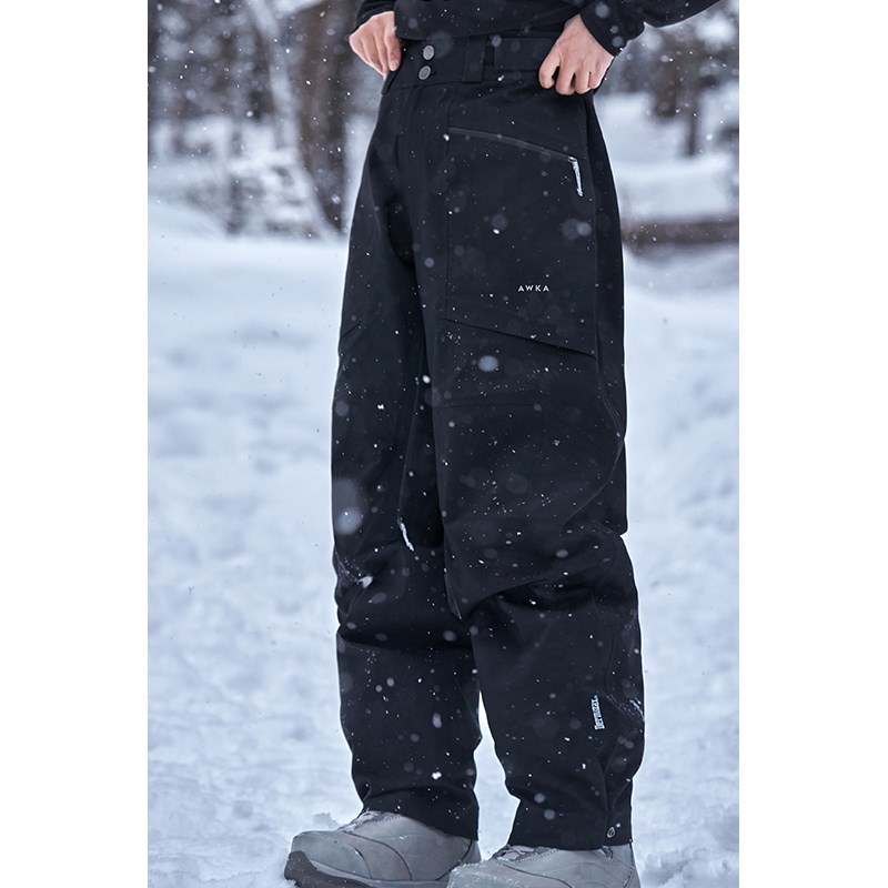 awka滑雪裤女款男情侣雪地单板3L防水防风专业滑雪服裤子防寒冬季