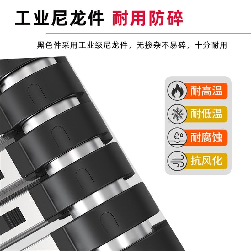 便携超高人字梯7/6/5米人字梯特粗厚伸缩梯子工程梯调高低家用梯