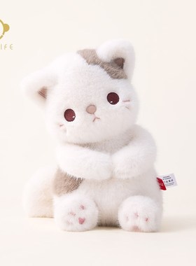 SoftLife猫咪玩偶毛绒玩具睡觉抱小猫安抚娃娃抱睡公仔生日礼物女
