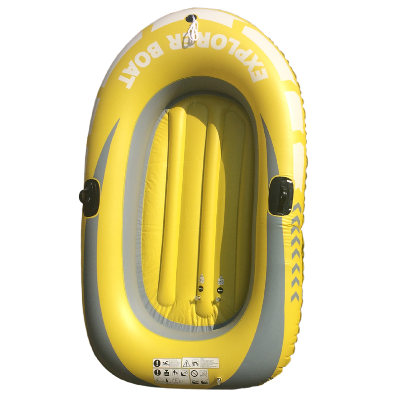 高品质单人双人充气船塑料艇皮划艇气垫船钓鱼船划桨沙滩成人救生